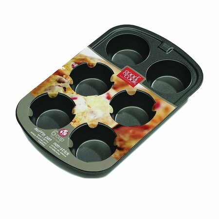 GOODCOOK Good Cook Large Muffin Pan 6Cup 366676